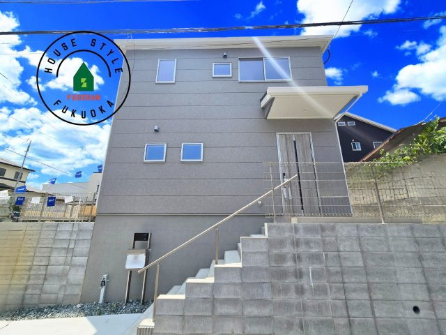 大野城市中3丁目第1-1棟（1号棟）の外観：施工例|デザイン性のある外観です。