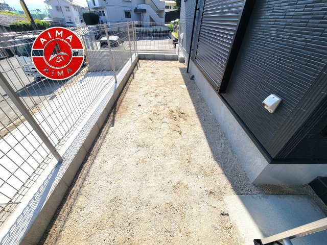 大野城市中3丁目第1-1棟（1号棟）の庭|お庭で自由な時間を過ごせます。