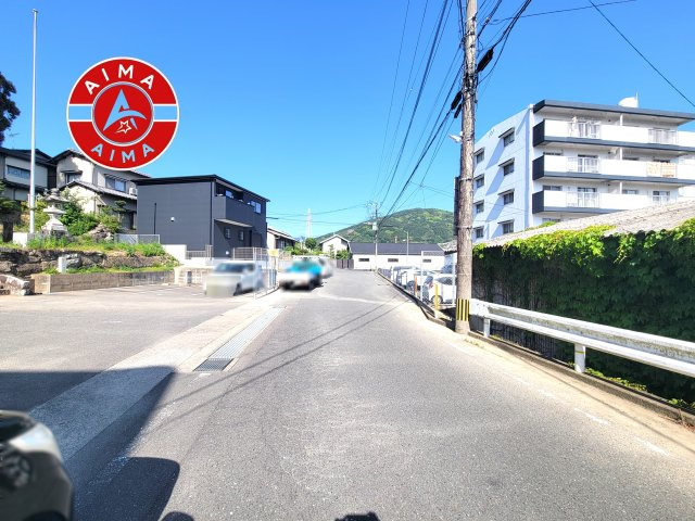 大野城市中3丁目第1-1棟（1号棟）の外観|前面道路含む現地の写真です。