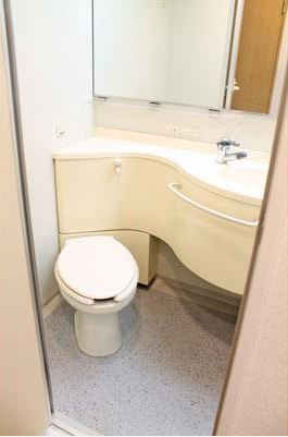 スカイコート新宿曙橋のトイレ|※別室参考