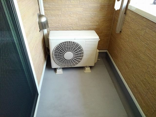 サンシード・Ｂのバルコニー|外からの目が気にならないバルコニーで洗濯物が干せます