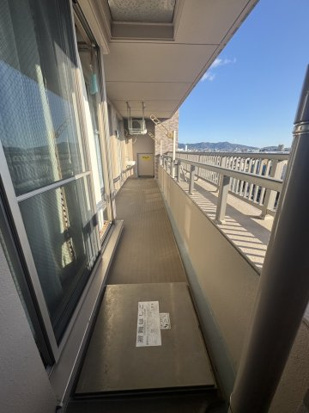 ロイヤルマンション豊橋公園のバルコニー