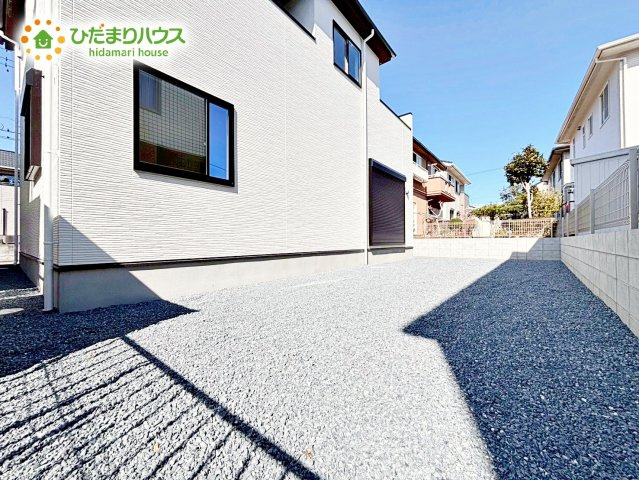 【庭】 | ひたちなか市足崎2期　新築戸建 | お庭付物件になります！お庭遊びや、プールなどお子様も大喜び(^^)