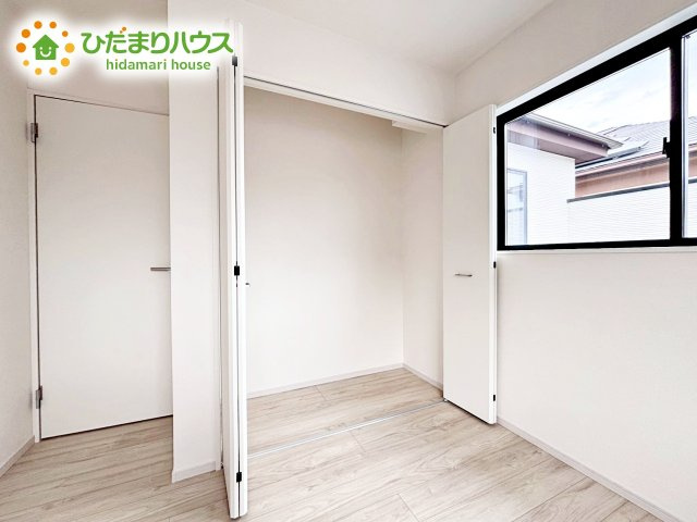 【収納】 | ひたちなか市足崎2期　新築戸建 | 全室にクローゼットが付いていて、お部屋の住空間もスッキリ広々つかえそうです(^^)/
