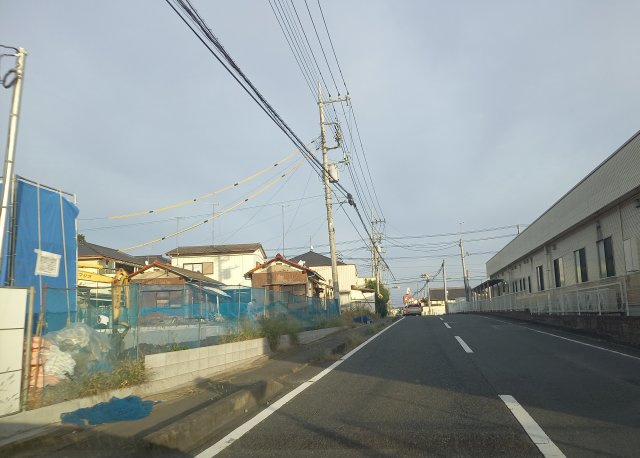 水戸市見和1期の前面道路含む現地写真|前面道路含む現地写真です