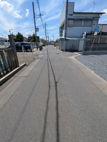 水戸市見和1期の前面道路含む現地写真|前面道路含む現地写真です