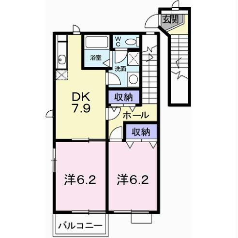オーブリー　T・Yの間取り