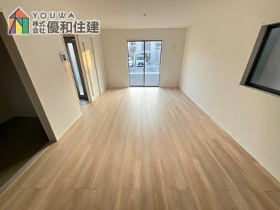 【居間・リビング】 | 新築戸建　神戸市王塚台７丁目