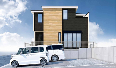 【外観パース】 | 綾瀬市早川3期 新築戸建 全1棟
