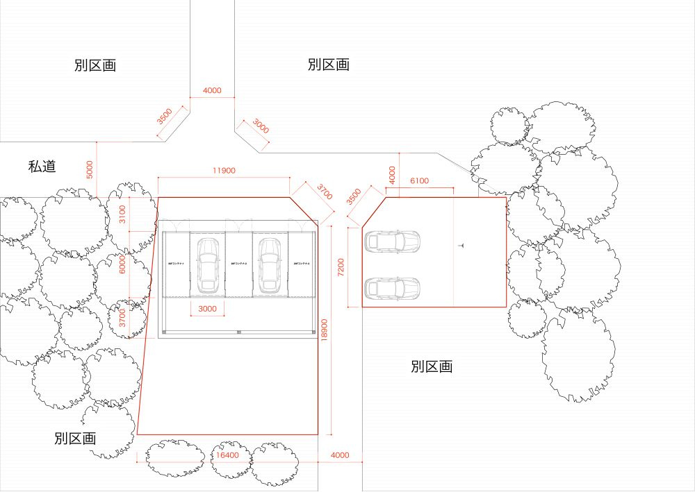 日進市藤枝町奥廻間太陽光付ガレージの画像