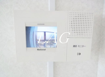 【セキュリティ】 | ネオファミーユ橋本 | モニター付きインターフォンです。