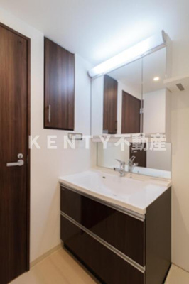 【洗面所】 | グランステージヒルズ旗の台 | 脱衣スペースもあります