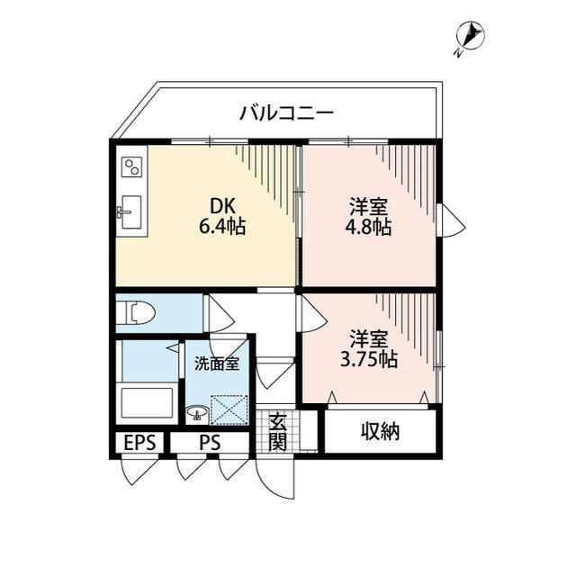 ダイヤモンドクレスト南柏の間取り| 
