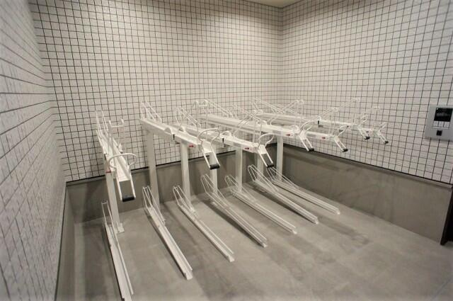 アルバグランデのその他共用部分|駐輪スペースです