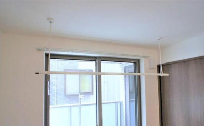 【設備】 | アルバグランデ | 室内物干し。