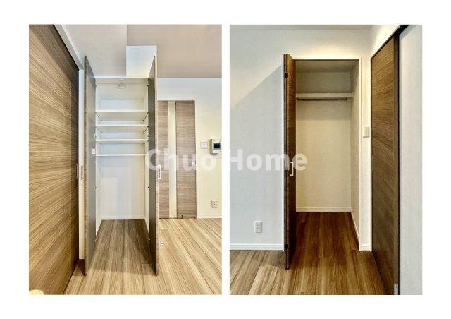 モリス綾瀬の収納|居室にはクローゼットを完備し、自由度の高い家具の配置が叶うシンプルな空間です。お子様の成長と必要になる子供部屋を与えるにはぴったりの間取りですね。