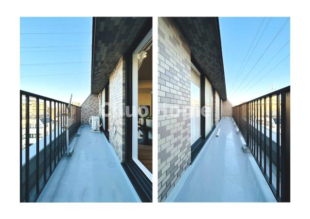 モリス綾瀬のバルコニー|バルコニーは、3方度の部屋にも面していますので室内は大変明るくなっております