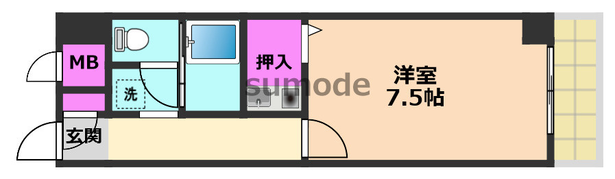etoile 5(エトワールファイブ)の間取り