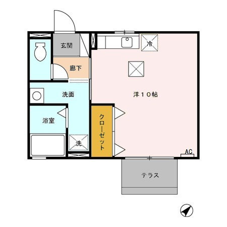 アクアヒルズの間取り