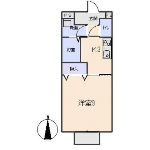 ジュネスブライトンＡの間取り