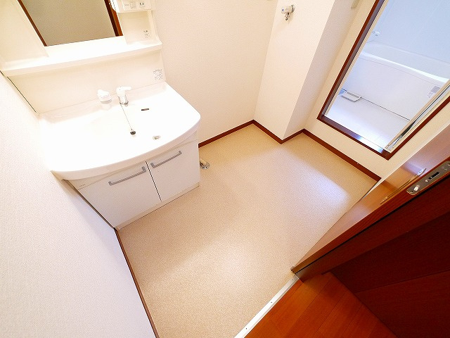 フェリシティーＡ・Ｃの洗面所|広い洗面スペース