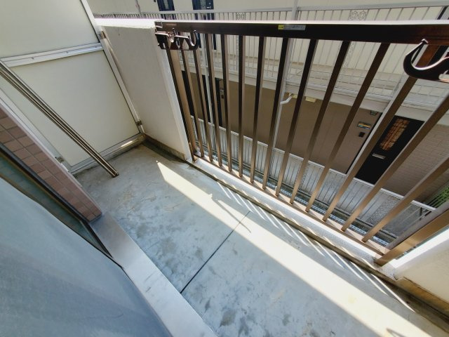 ロシェ宝塚のバルコニー
