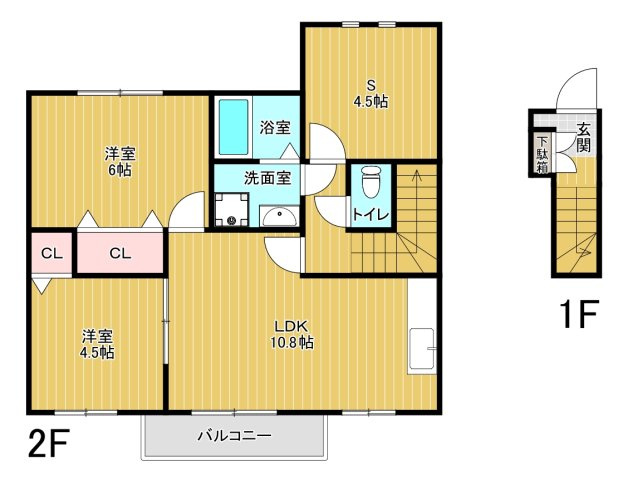 グランディールの間取り