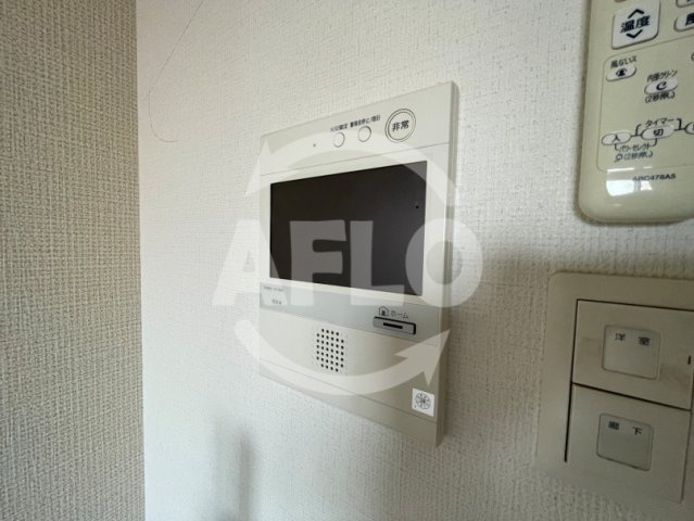 クローバー・グランデ長居公園のセキュリティ|クローバー・グランデ長居公園　モニター付きインターホン