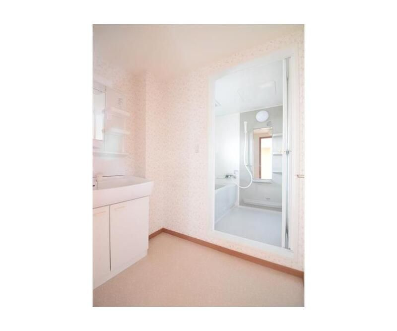 グレースコートの洗面所|広い洗面スペース