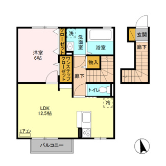 【間取り】 | ルナール　B