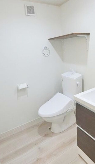 ハーミットクラブハウス衣笠ⅡB号棟のトイレ|温水洗浄便座♪♪