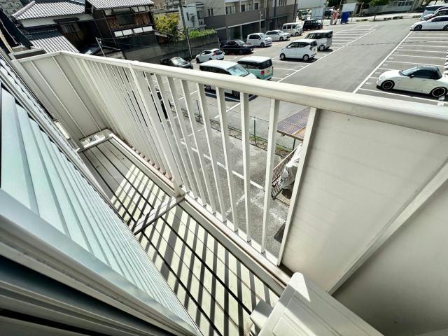 東延末ハイツのバルコニー