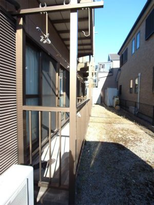 コーポ司のバルコニー