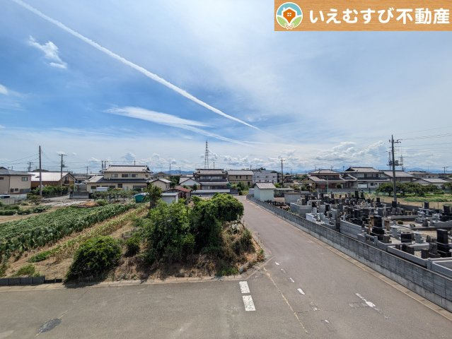 Cradle garden　本庄市下野堂第6の展望|高い建物が無く開放感のある展望
バルコニーからの展望も開けていて閑静な住宅地が望めます。日当りも良いですね♪