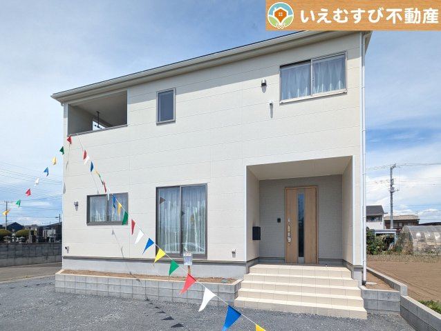 Cradle garden　本庄市下野堂第6の外観|【完成済み】清潔感ある白を基調としたシンプルモダンな落ちついた外観！
是非ご内覧ください！実際に現地を見たり内覧してみると夢が膨らみますよね♪