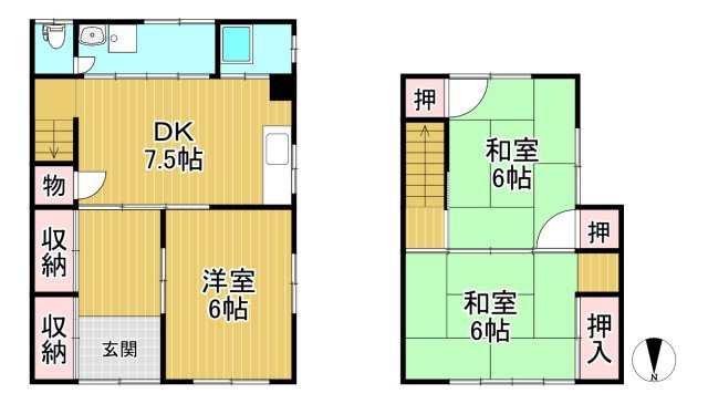 井上住宅の間取り