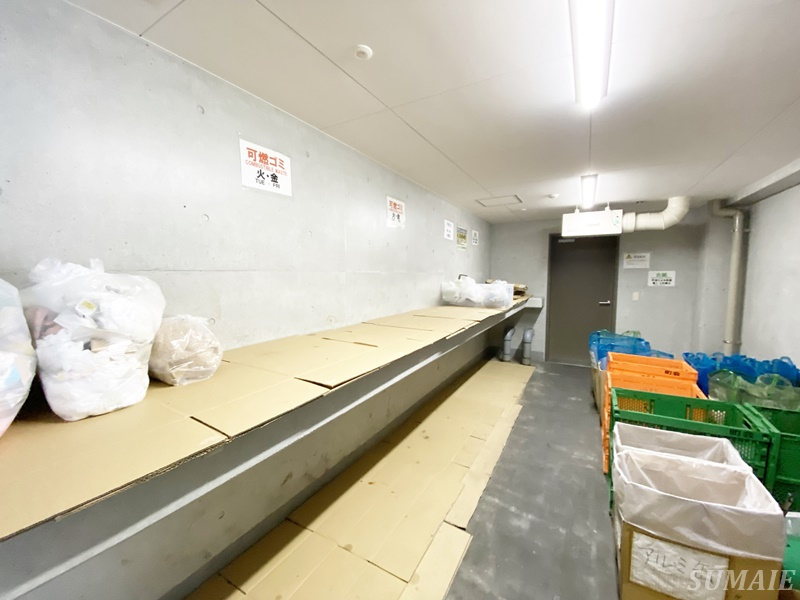 プリムヴェール西尾久のその他共用部分|敷地内ゴミ捨て場です☆