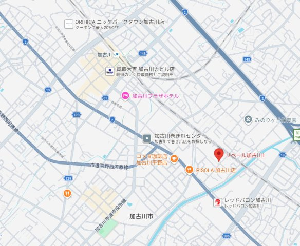 【地図】 | リベール加古川I　1階