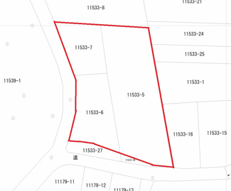【土地図】 | 鹿屋市上谷町　売地 (全3筆)