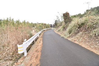 【前面道路含む現地写真】 | 鹿屋市上谷町　売地 (全3筆) | 西側