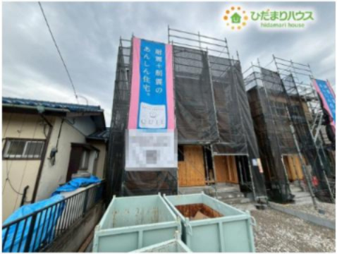 本庄市児玉町金屋　第7　新築一戸建て　クレイドルガーデン　02の前面道路含む現地写真