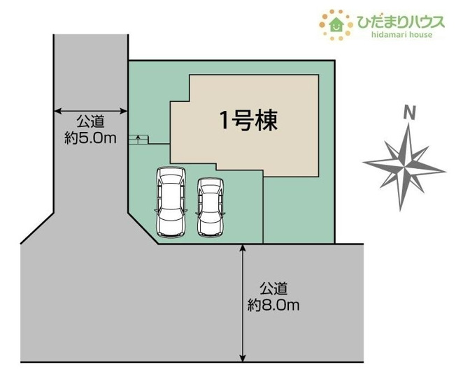 【区画図】 | 牛久市田宮町15期　新築戸建 | 角地につき日当たり・風通し良好です☆