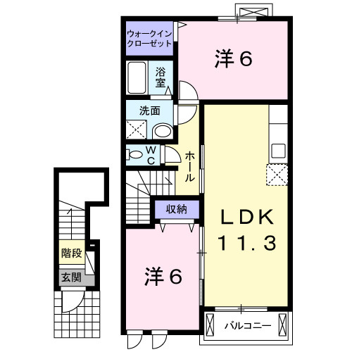 【間取り】 | シャトーアンジュ