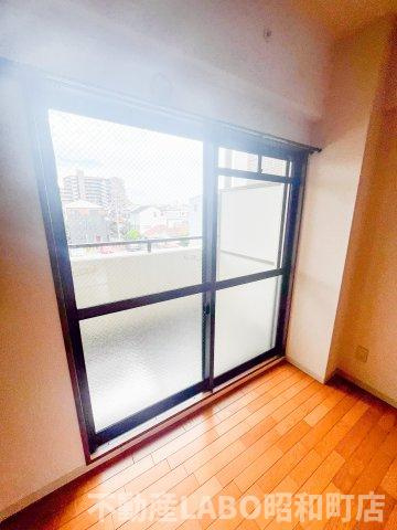 万代東マンションのバルコニー