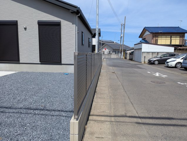 水戸市東台1期の前面道路含む現地写真|前面道路含む現地写真です