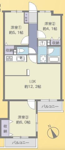 【間取り】 | グラン・ドムール吹上　中古マンション