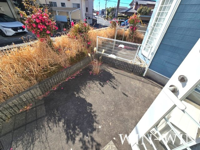 クレストールつつじが丘 Aのバルコニー