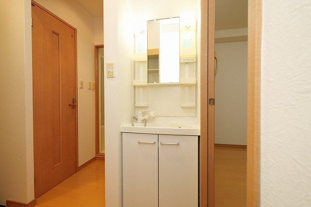 大阪市東住吉区桑津１丁目の賃貸マンションの独立洗面台