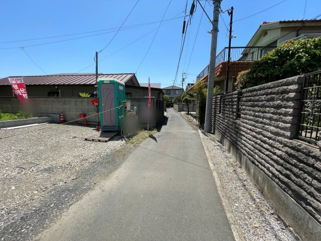 新築戸建・新築建売　佐野市赤坂町第6　植野小学校・西中学校の前面道路含む現地写真