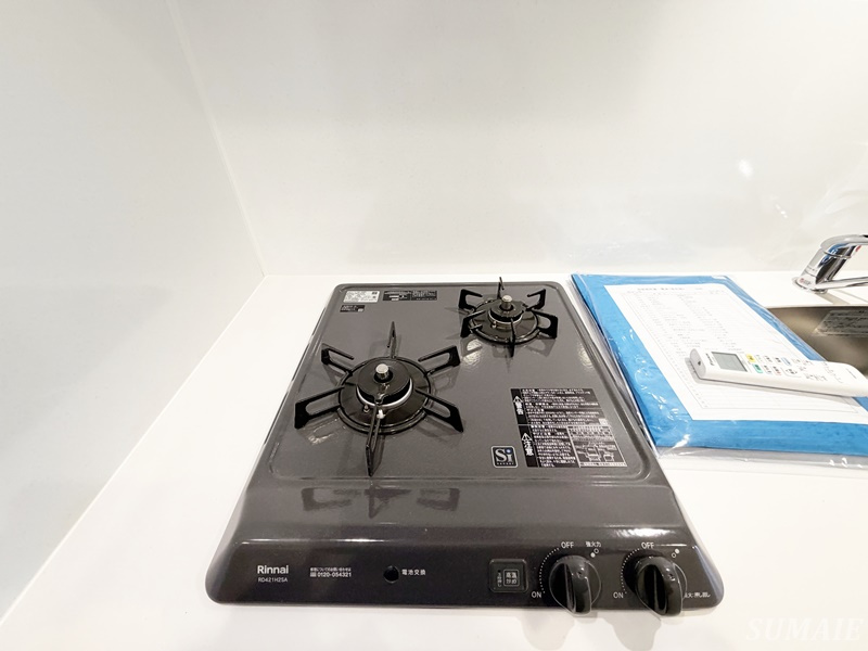 Alivis東十条のキッチン|2口コンロです☆